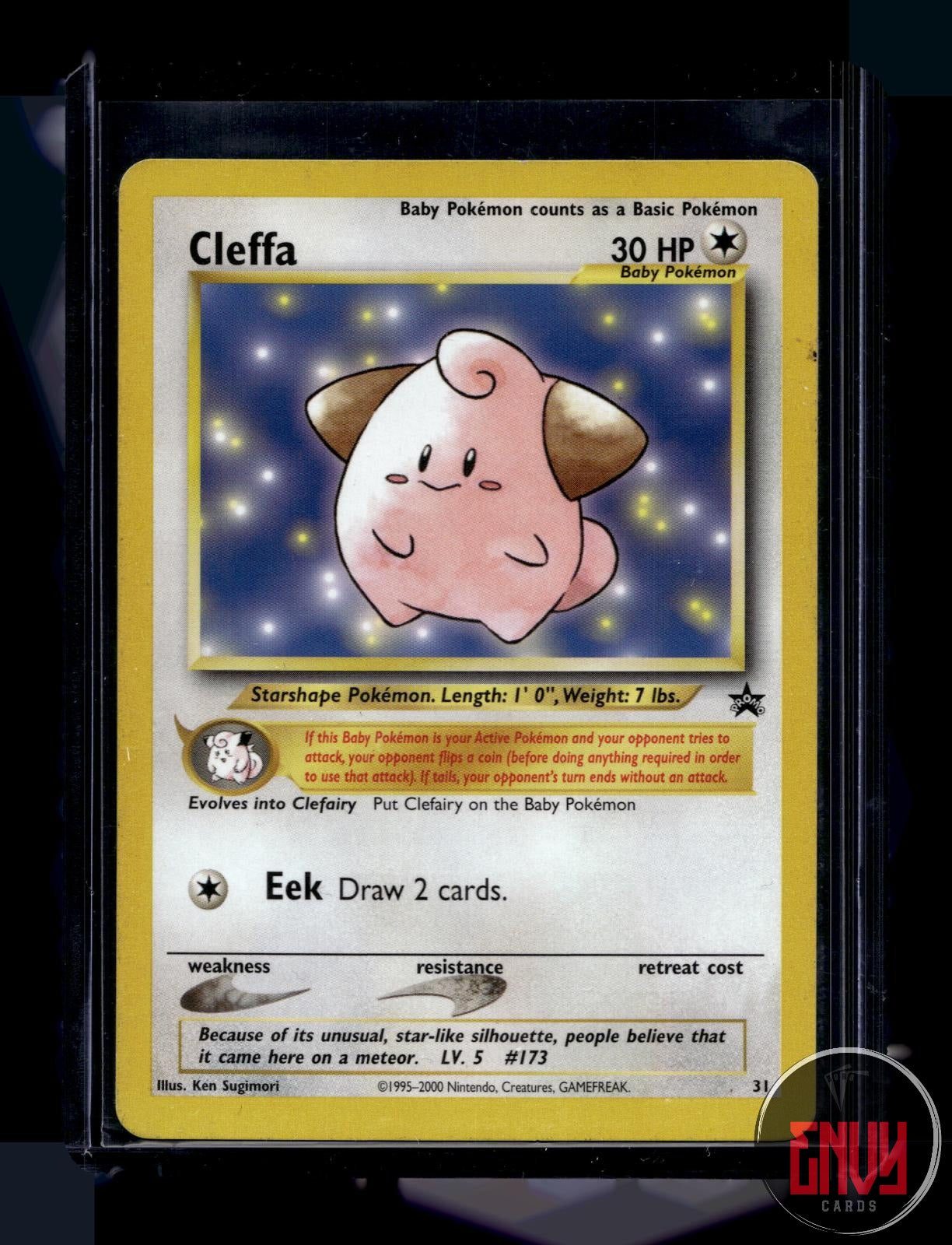 Cleffa Moderately Played 31 Promo Wizards Black Star Promos Pokemon