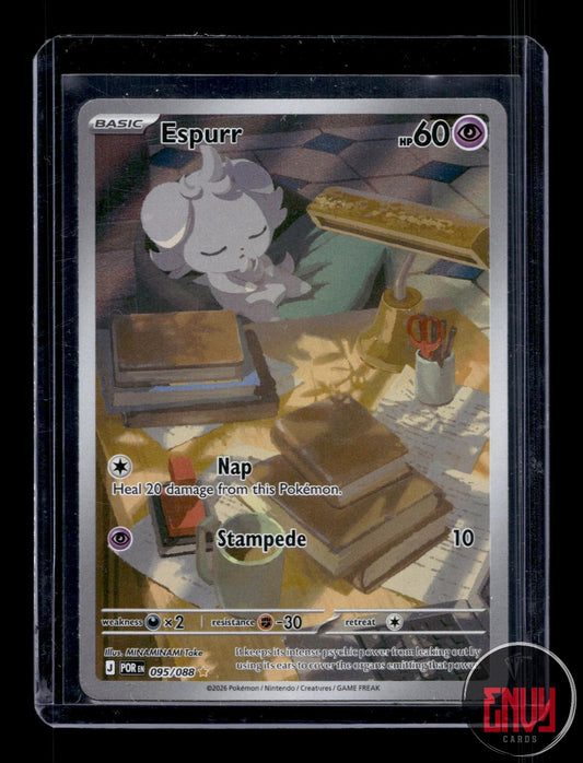 Espurr Near Mint 095/088 Illustration Rare Perfect Order Pokemon