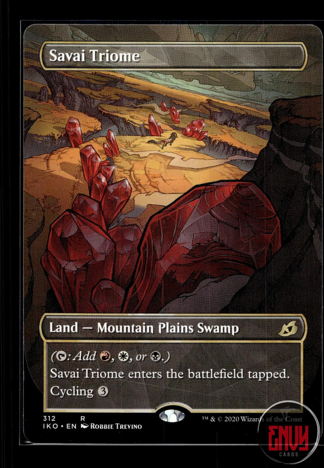 Savai Triome (Showcase) Near Mint 312 Rare Ikoria: Lair of Behemoths