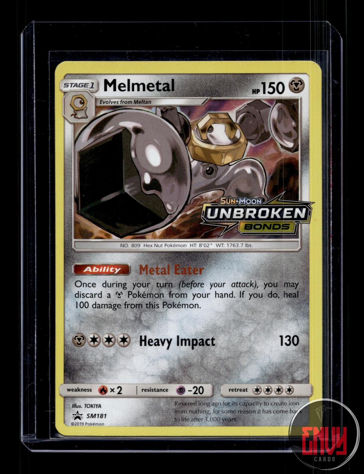 Melmetal - (Prerelease) Near Mint SM181 Promo Sun & Moon Promo Pokemon Holo