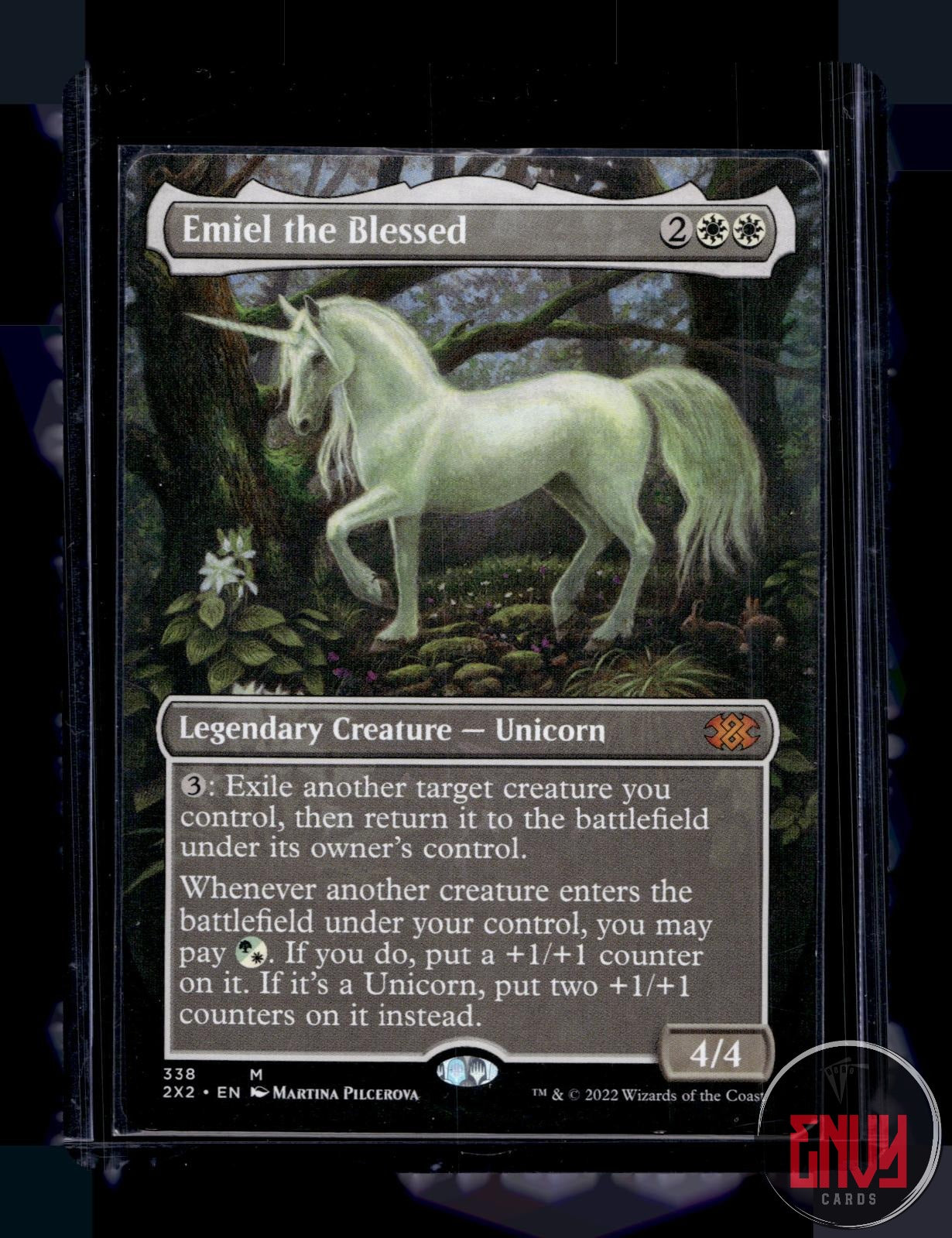Emiel the Blessed (Borderless) NM 338 Double Masters 2022 Magic: The Gathering