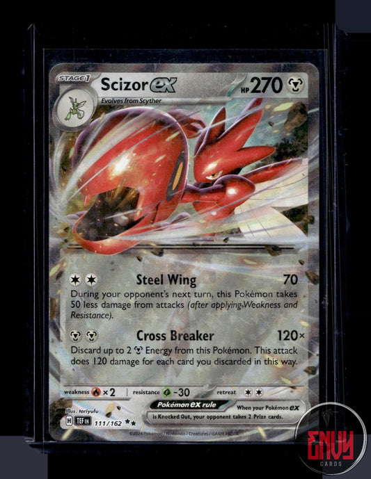 Scizor ex Near Mint 111/162 Double Rare Temporal Forces Pokemon