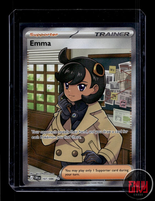Emma Near Mint 107/086 Ultra Rare ME04: Chaos Rising Pokemon