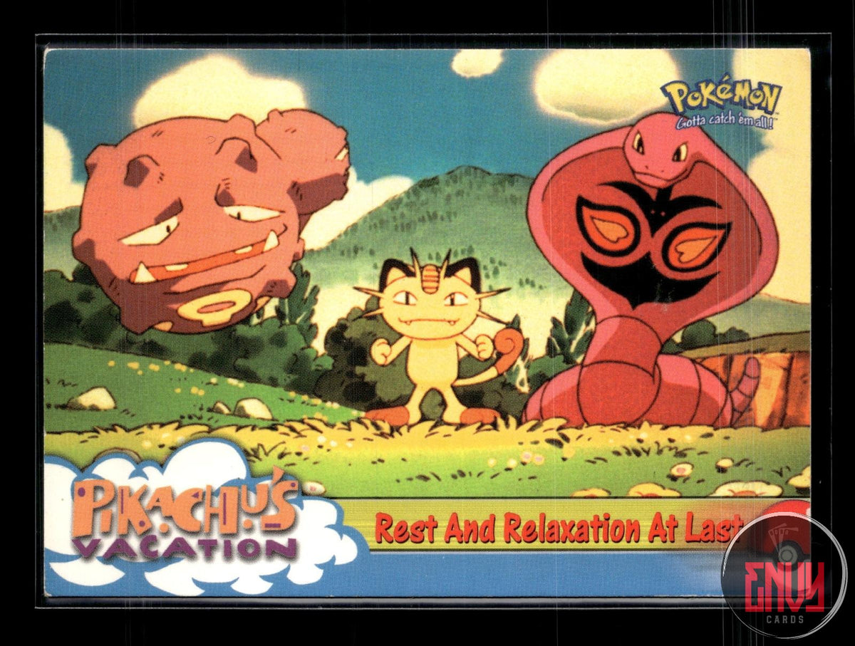 Rest And Relaxation At Last LP #49 Topps The First Movie Trading Cards Pokemon