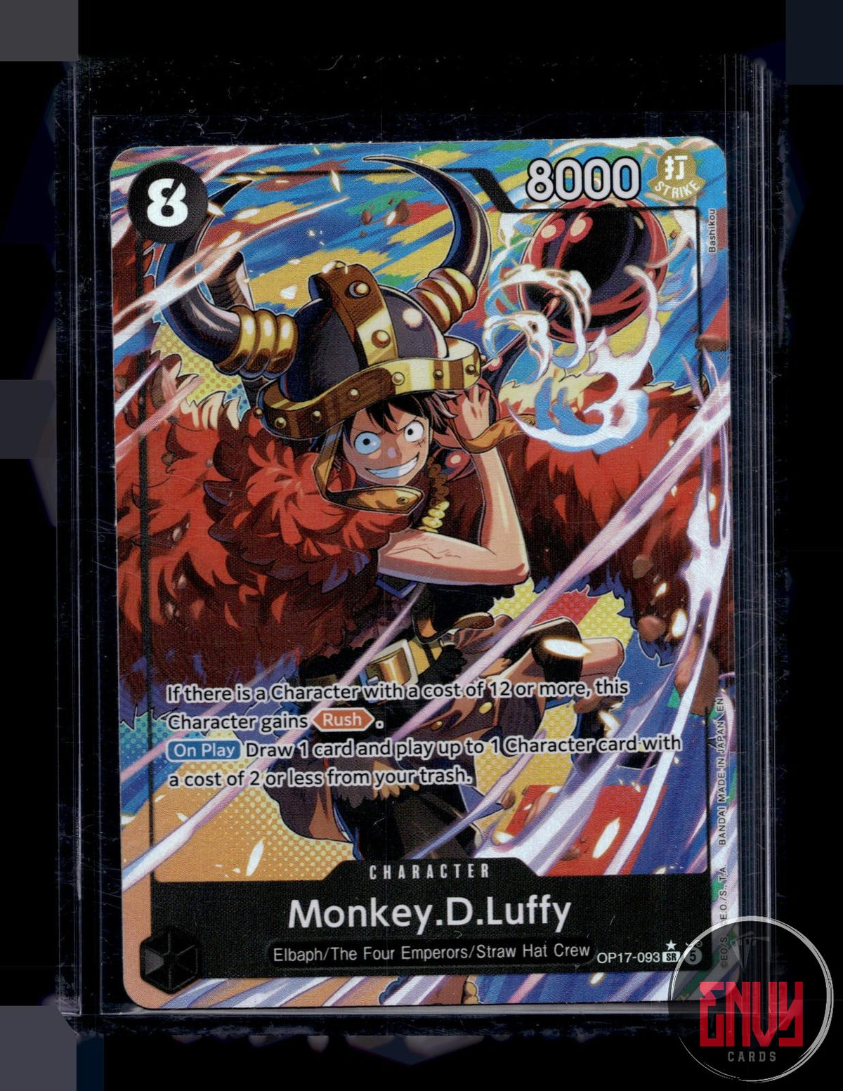 Monkey.D.Luffy (093) (Alternate Art) NM OP17-093 The World's Strongest Warriors