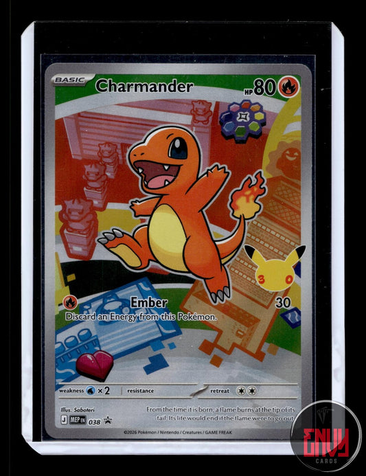 Charmander - 038 Near Mint 038 Promo ME: Mega Evolution Promo Pokemon