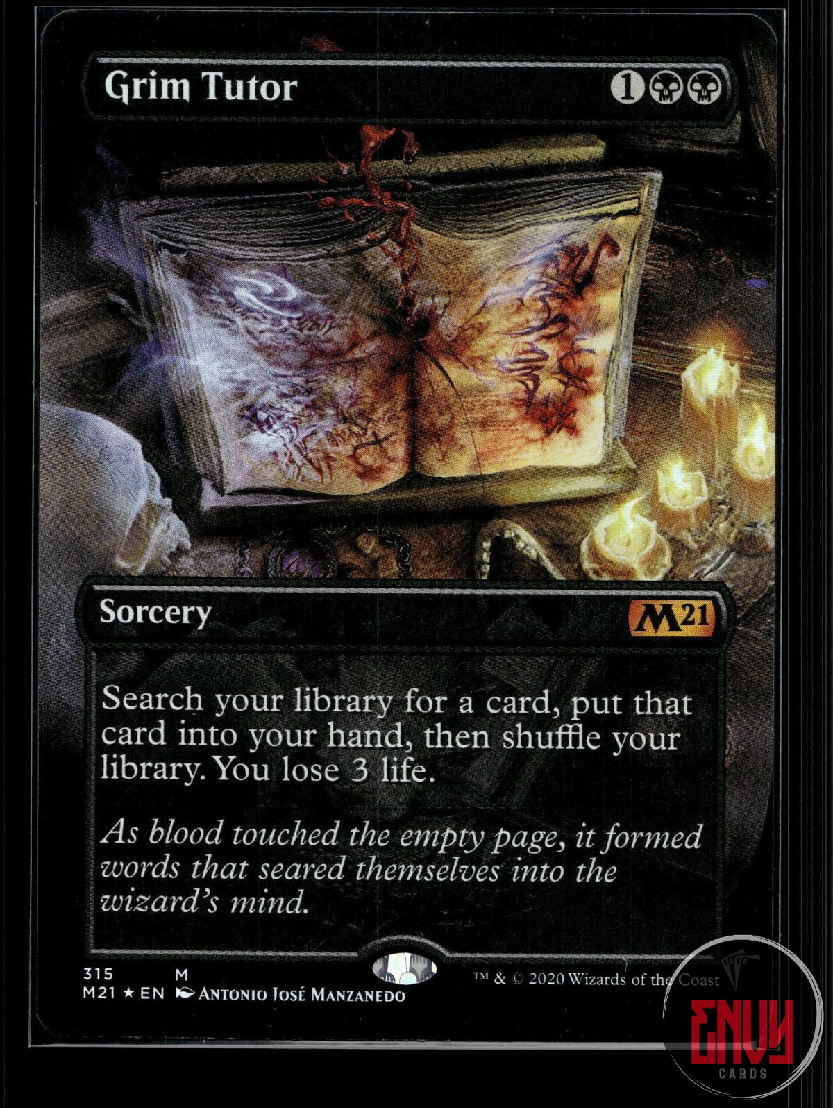Grim Tutor (Alternate Art) Near Mint 315 Mythic Core Set 2021 Foil