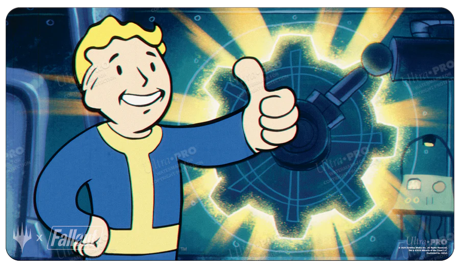 Ultra Pro Black Stitched Playmat Magic the Gathering: Fallout