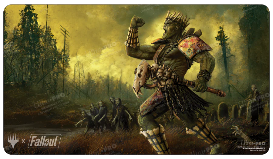 Ultra Pro Black Stitched Playmat Magic the Gathering: Fallout