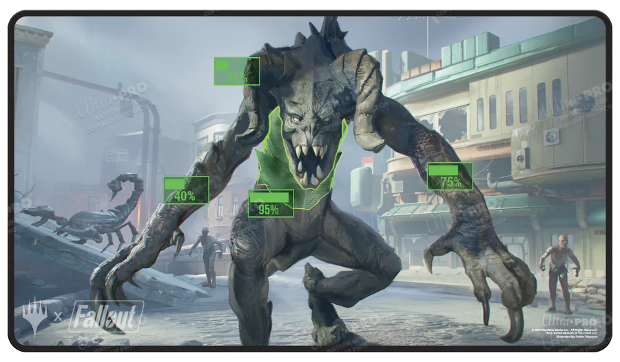 Ultra Pro Black Stitched Playmat Magic the Gathering: Fallout