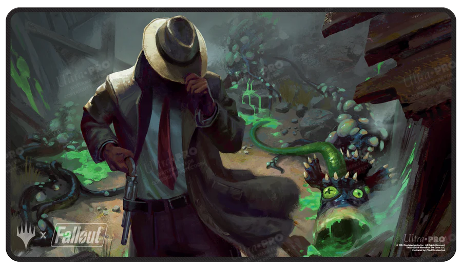 Ultra Pro Black Stitched Playmat Magic the Gathering: Fallout