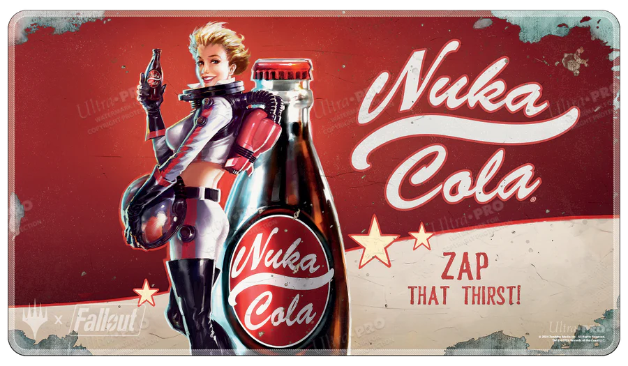 Ultra Pro Black Stitched Playmat Magic the Gathering: Fallout