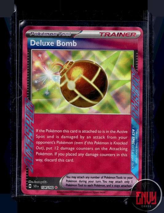 Deluxe Bomb Near Mint 134/142 ACE SPEC Rare Stellar Crown Pokemon