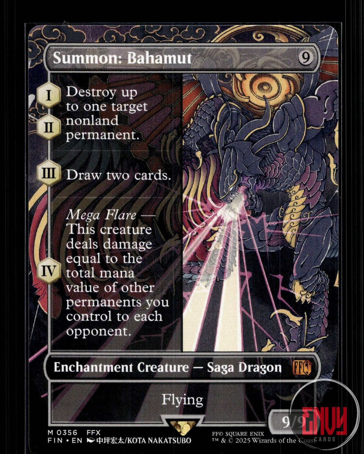 Summon: Bahamut (Borderless) Near Mint 356 Mythic FINAL FANTASY