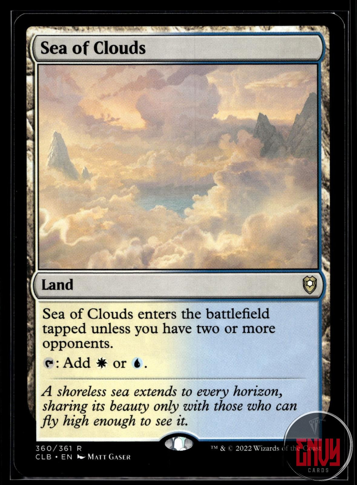 Sea of Clouds Near Mint 360 Rare Commander Legends: Battle for Baldur's Gate