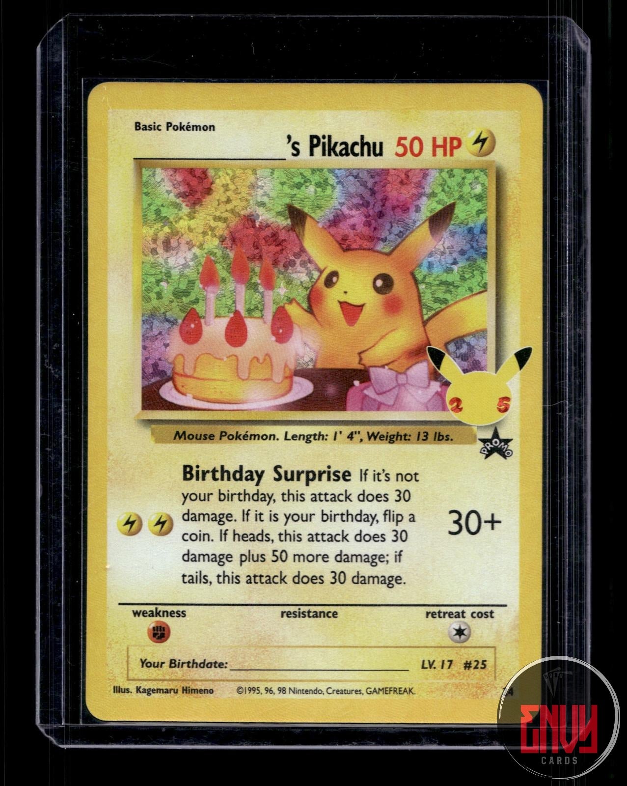 _____'s Pikachu LP 24 Celebrations: Classic Collection Pokemon Holo