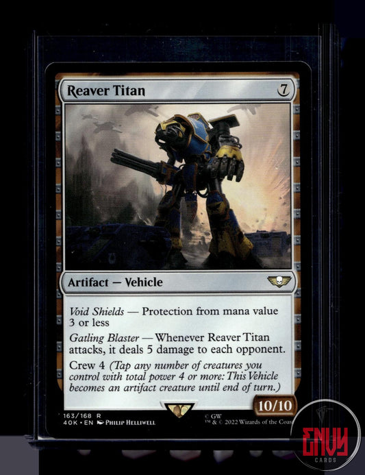 Reaver Titan LP 163 Rare Universes Beyond: Warhammer 40,000 Magic: The Gathering