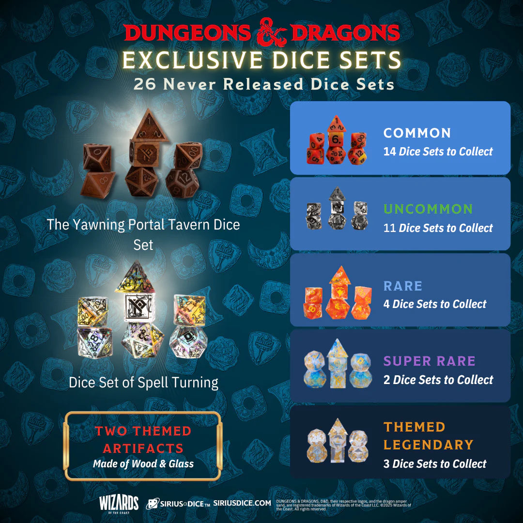 Dungeons & Dragons The Yawning Treasure Portal Pack: Waterdeep Collection - Sirius Dice