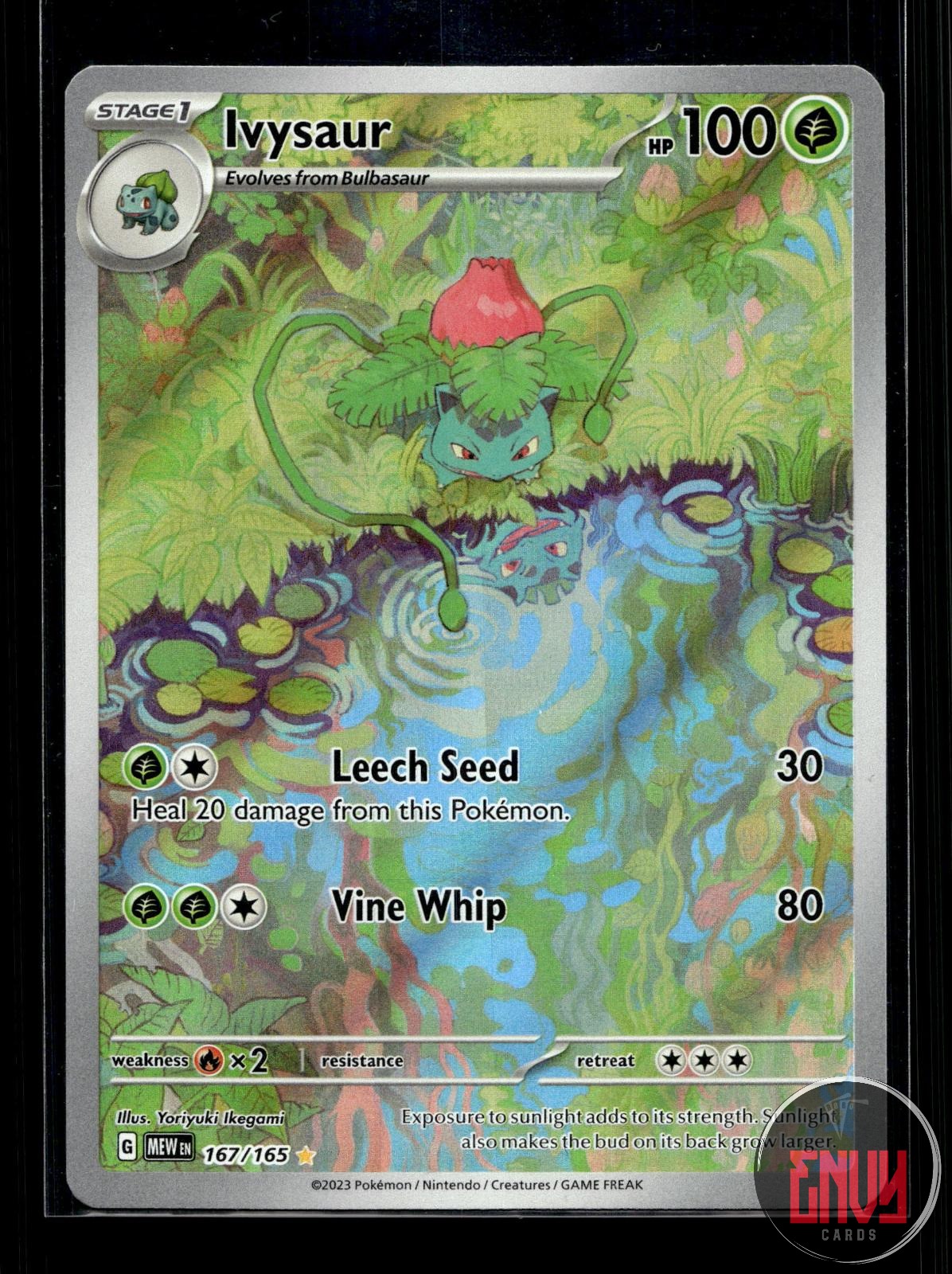 Ivysaur NM 167/165 IR 151 Pokemon Holo