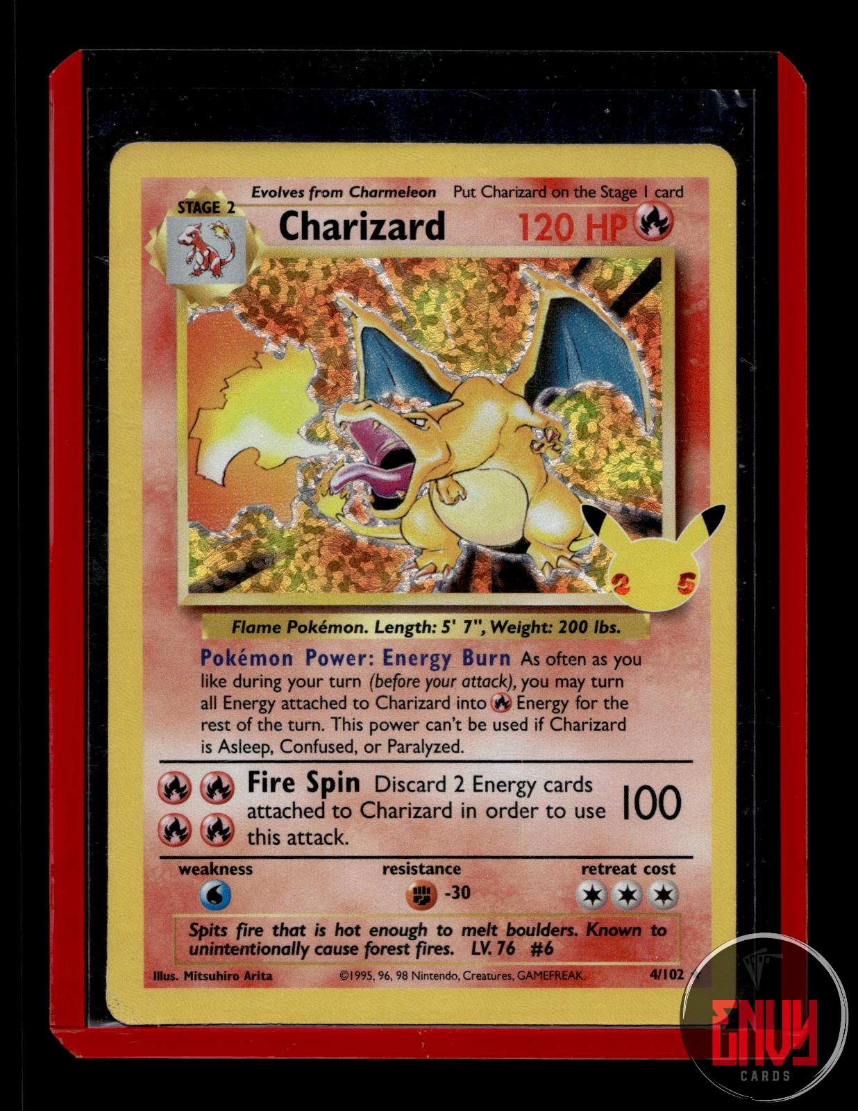 Charizard NM 4/102 Classic Collection Celebrations: Classic Collection Pokemon