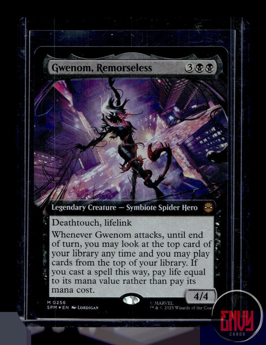 Gwenom, Remorseless (Extended Art) LP 256 Mythic Marvel's Spider-Man Foil