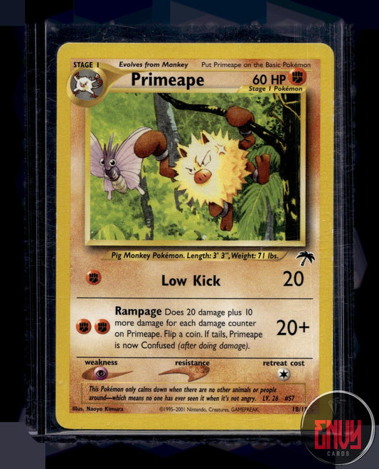 Primeape Moderately Played 18/18 Southern Islands Pokemon