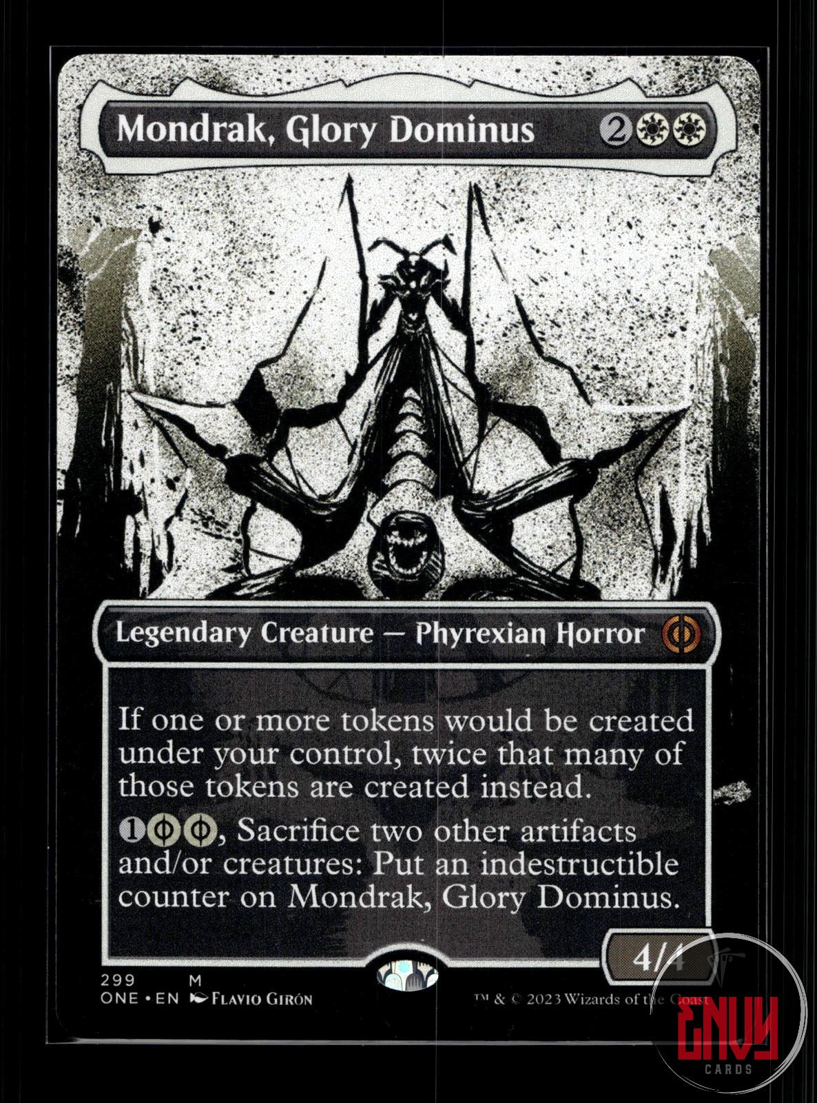 Mondrak, Glory Dominus (Showcase) Near Mint 299 Mythic Phyrexia: All Will Be One