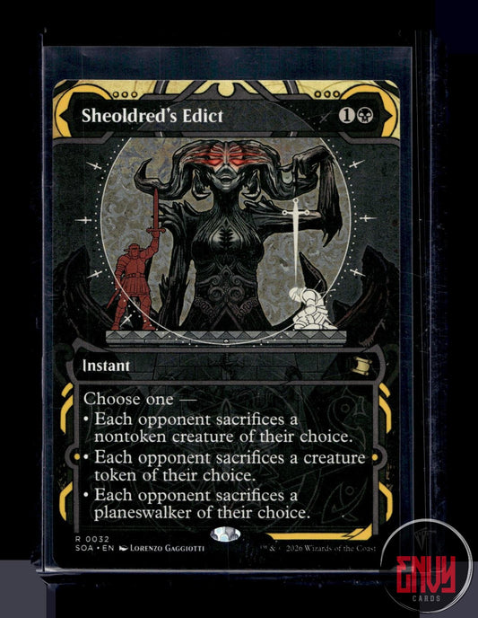Sheoldred's Edict Lightly Played 32 Rare Secrets of Strixhaven: Mystical Archive