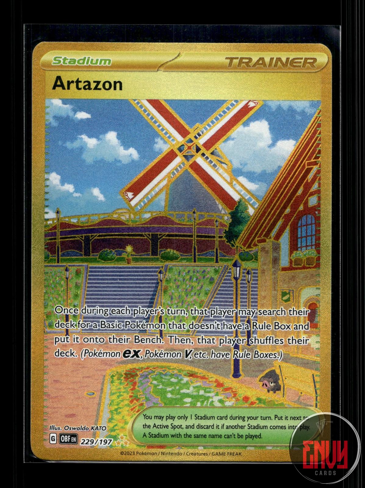 Artazon MP 229/197 HR Obsidian Flames Pokemon Holo
