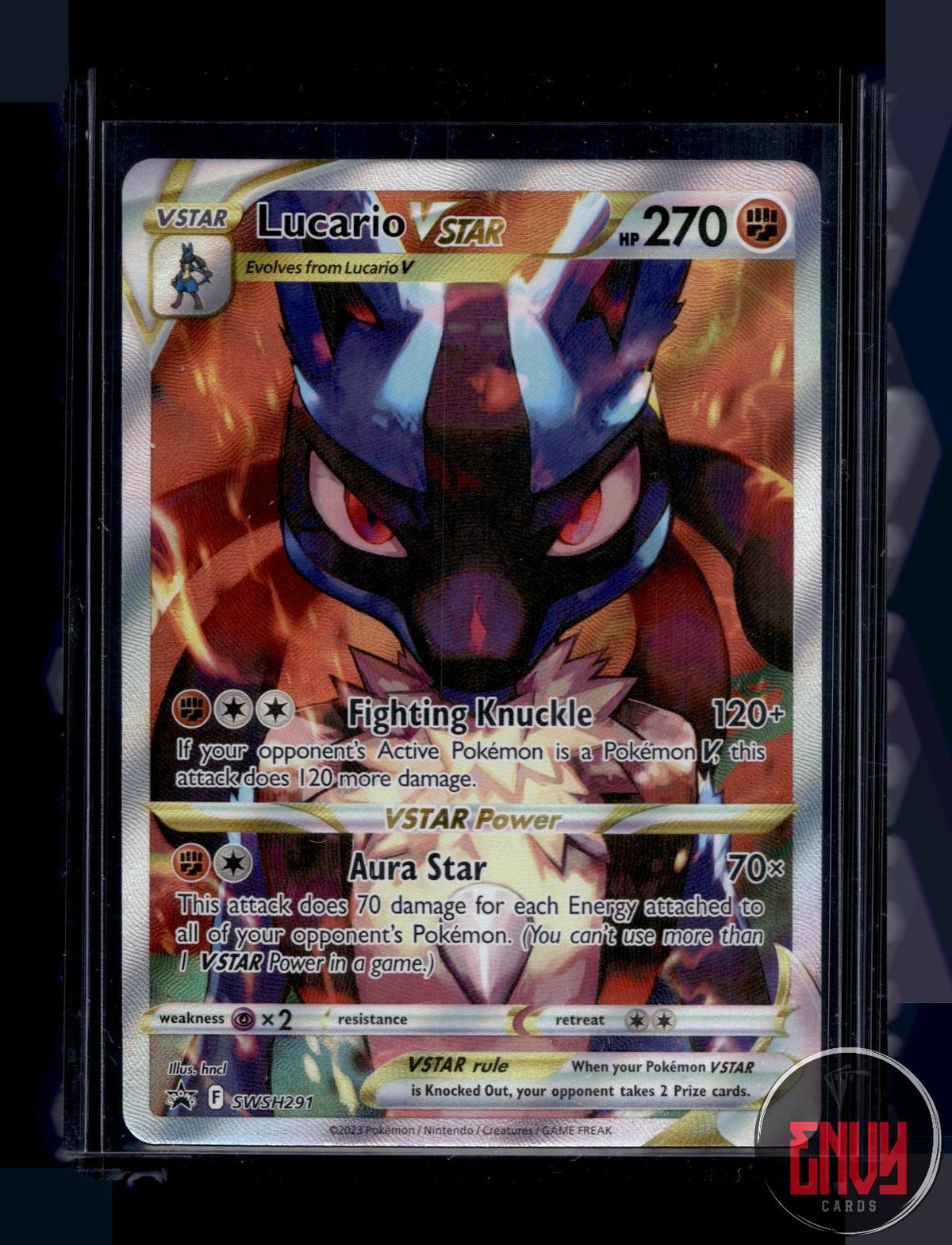 Lucario VSTAR NM SWSH291 P Sword & Shield Promo Pokemon Holo