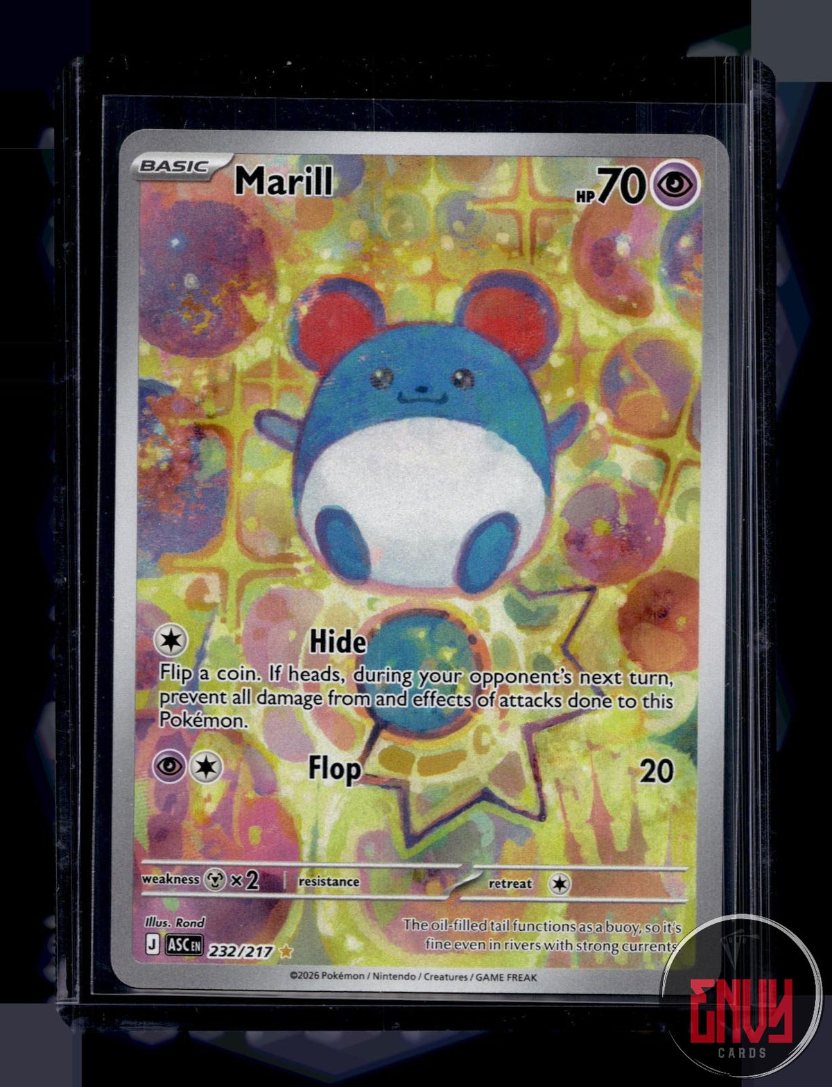 Marill NM 232/217 IR Ascended Heroes Pokemon Holo