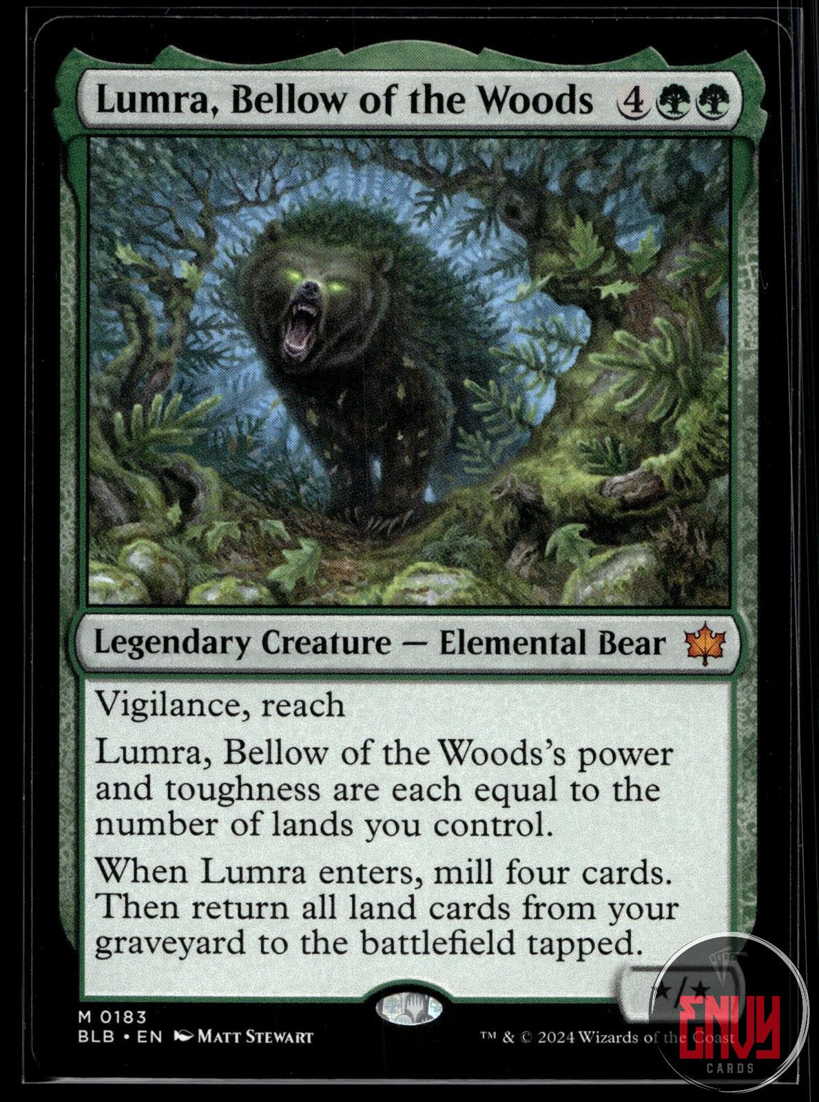 Lumra, Bellow of the Woods Near Mint 183 Mythic Bloomburrow