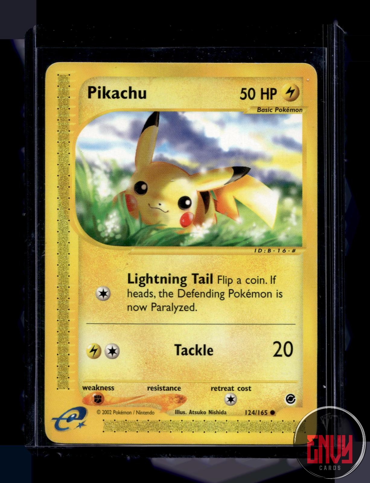 Pikachu Moderately Played 124/165 Common Expedition Base Set Pokemon