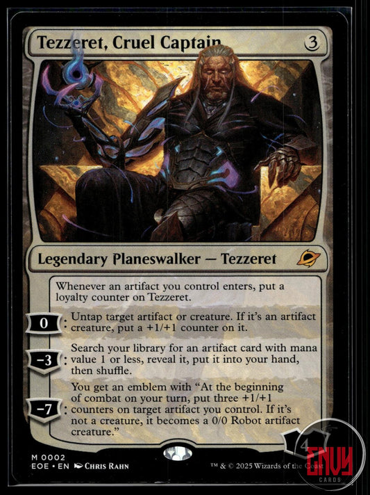 Tezzeret, Cruel Captain Near Mint 2 Mythic Edge of Eternities