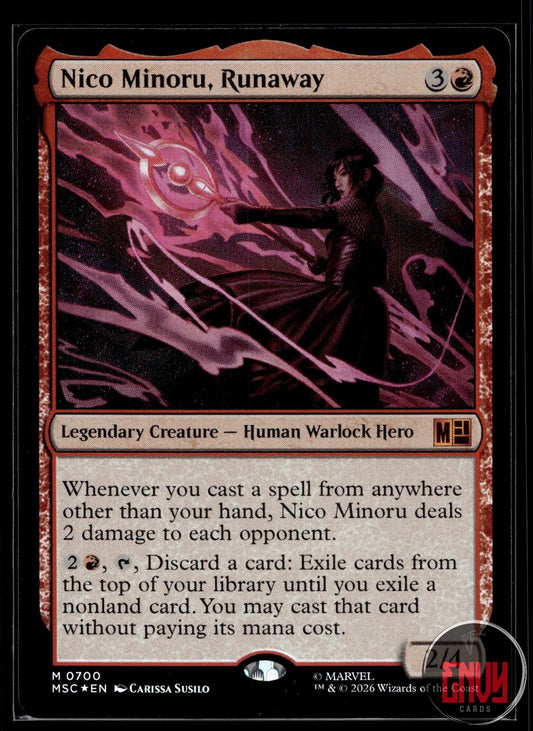 Nico Minoru, Runaway Near Mint 700 Mythic Commander: Marvel Super Heroes Foil