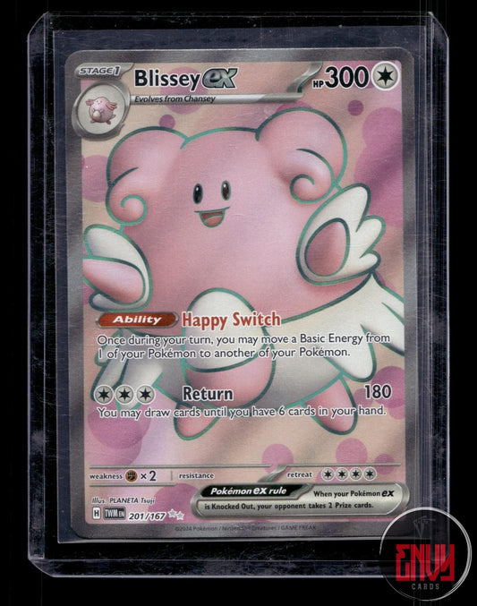 Blissey ex Near Mint 201/167 Ultra Rare Twilight Masquerade Pokemon