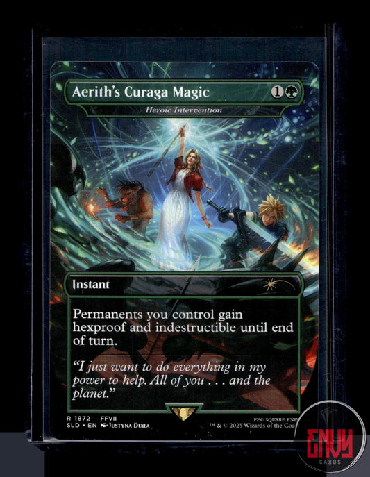 Aerith's Curaga Magic - Heroic Intervention LP 1872 Rare Secret Lair Drop Series