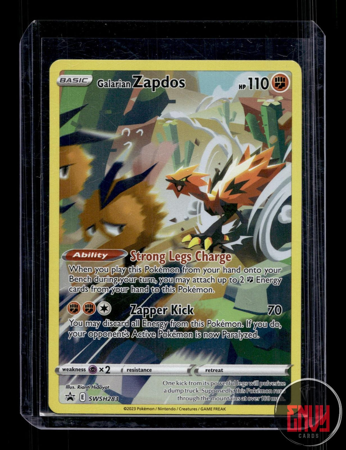 Galarian Zapdos NM SWSH283 P Sword & Shield Promo Pokemon Holo