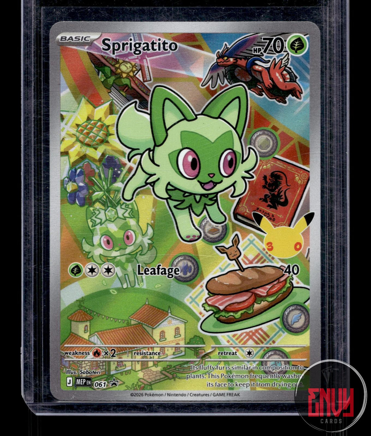 Sprigatito NM 061 P First Partner Collection 2026 Pokemon Holo