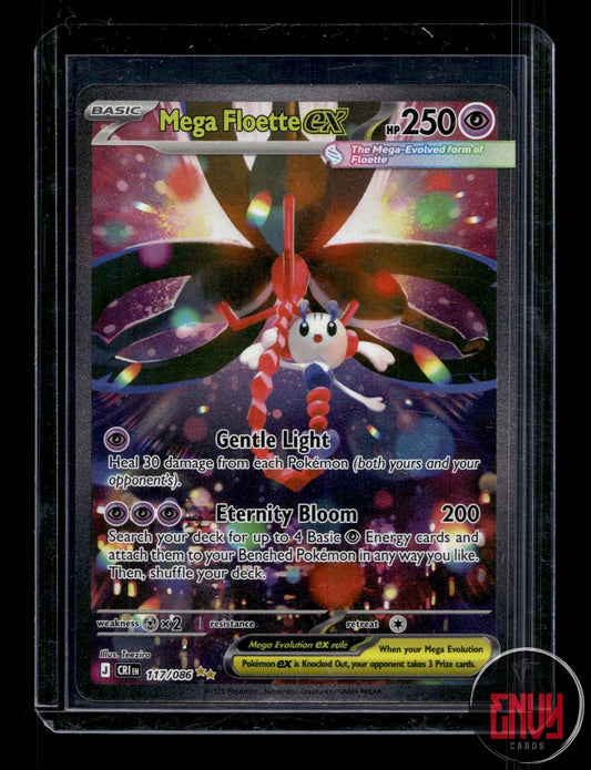 Mega Floette ex Near Mint 117/086 Special Illustration Rare Chaos Rising Pokemon