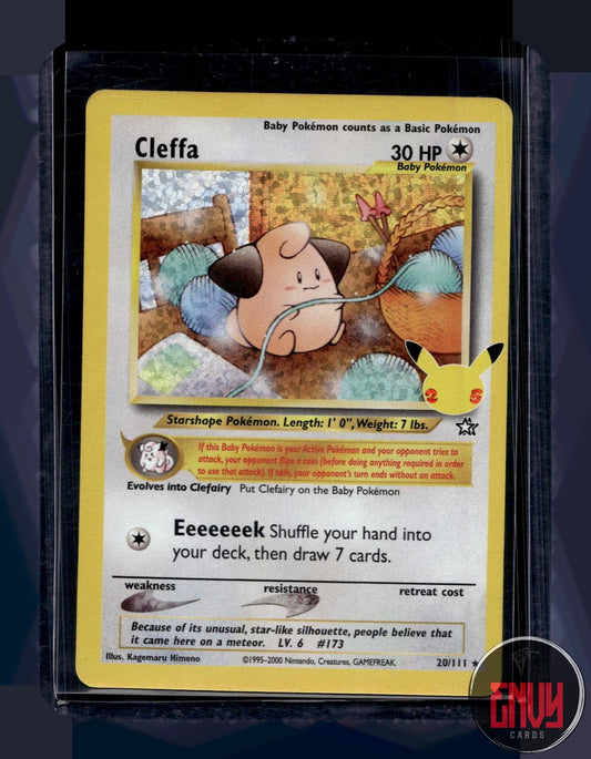 Cleffa NM 20/111 Celebrations: Classic Collection Pokemon Holo