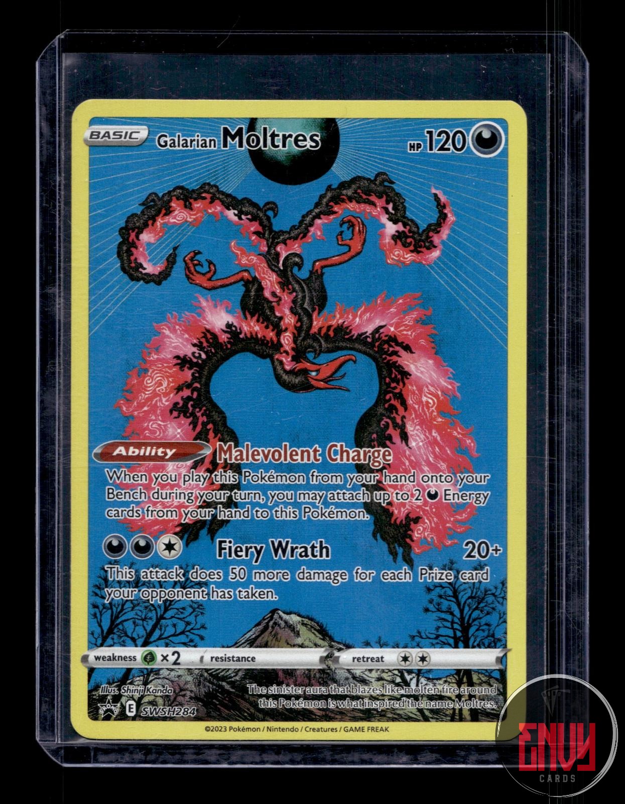 Galarian Moltres Near Mint SWSH284 Promo Sword & Shield Promo Pokemon
