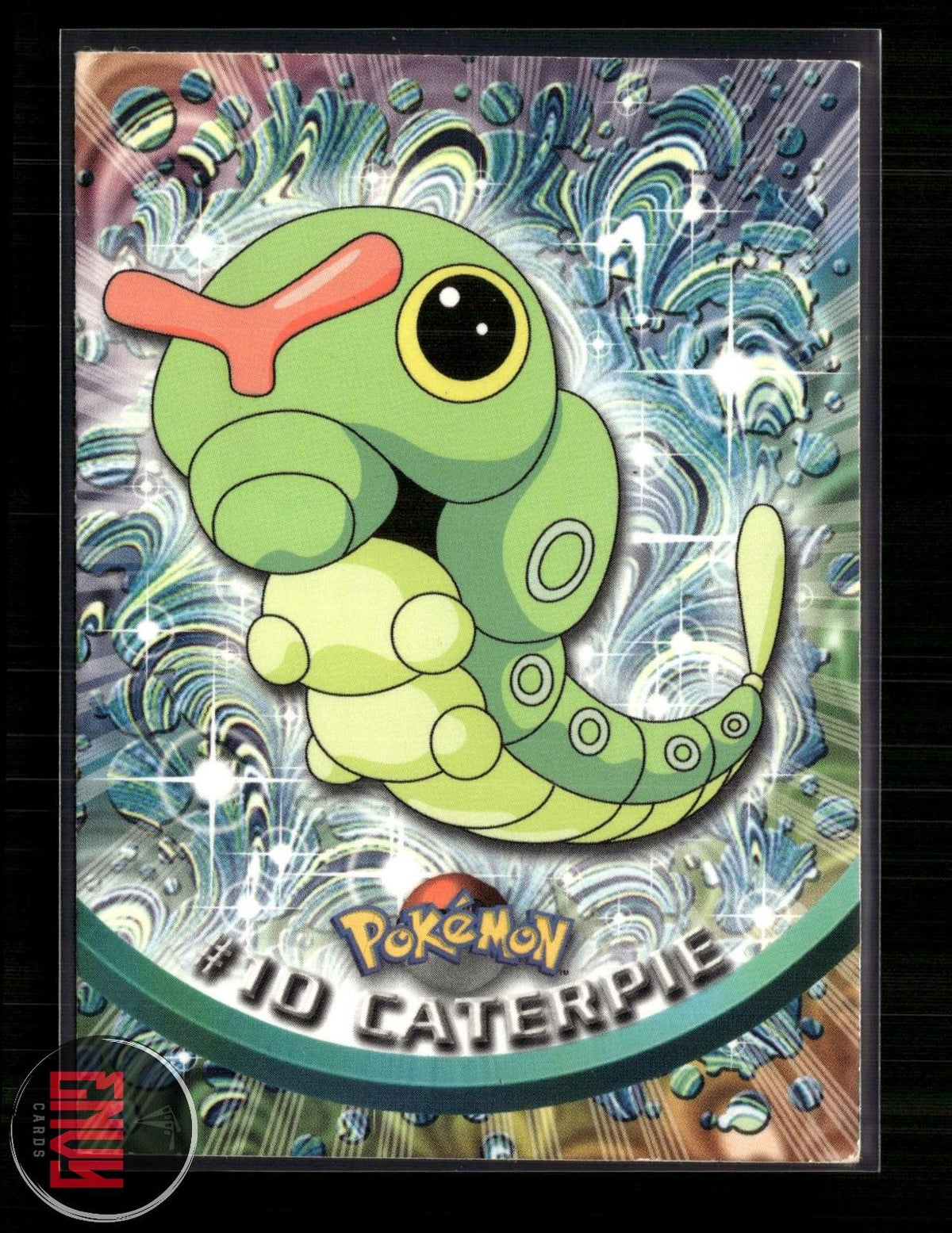 Caterpie LP #10 Topps Trading Cards Series 1 Pokemon