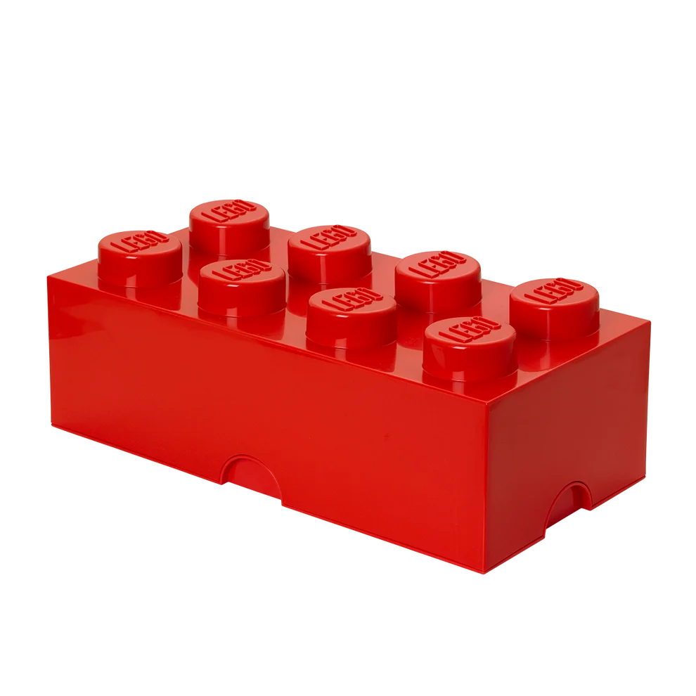 40041730 LEGO Storage Brick 8 Bright Red