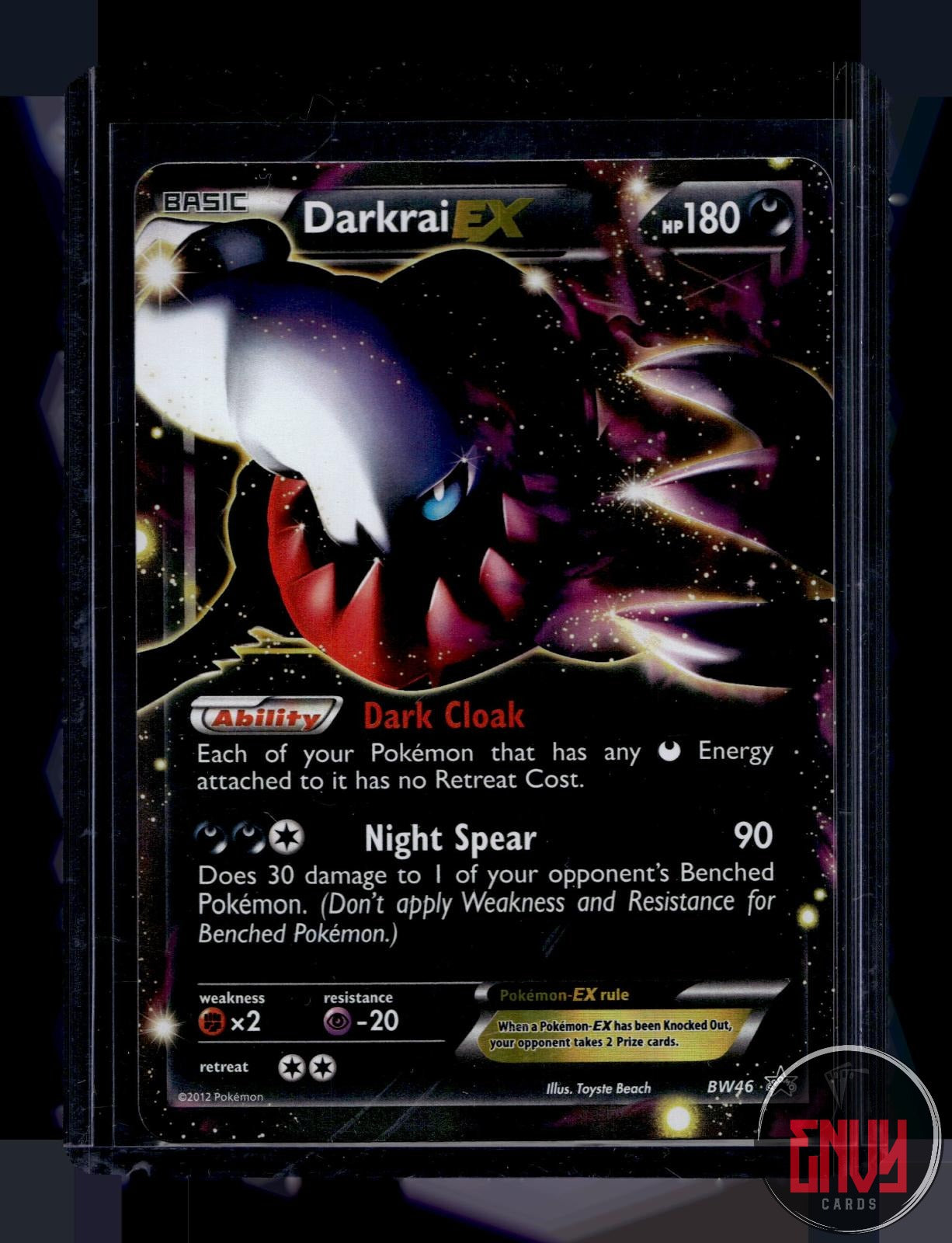 Darkrai EX Lightly Played BW46 Promo Black And White Promo Pokemon