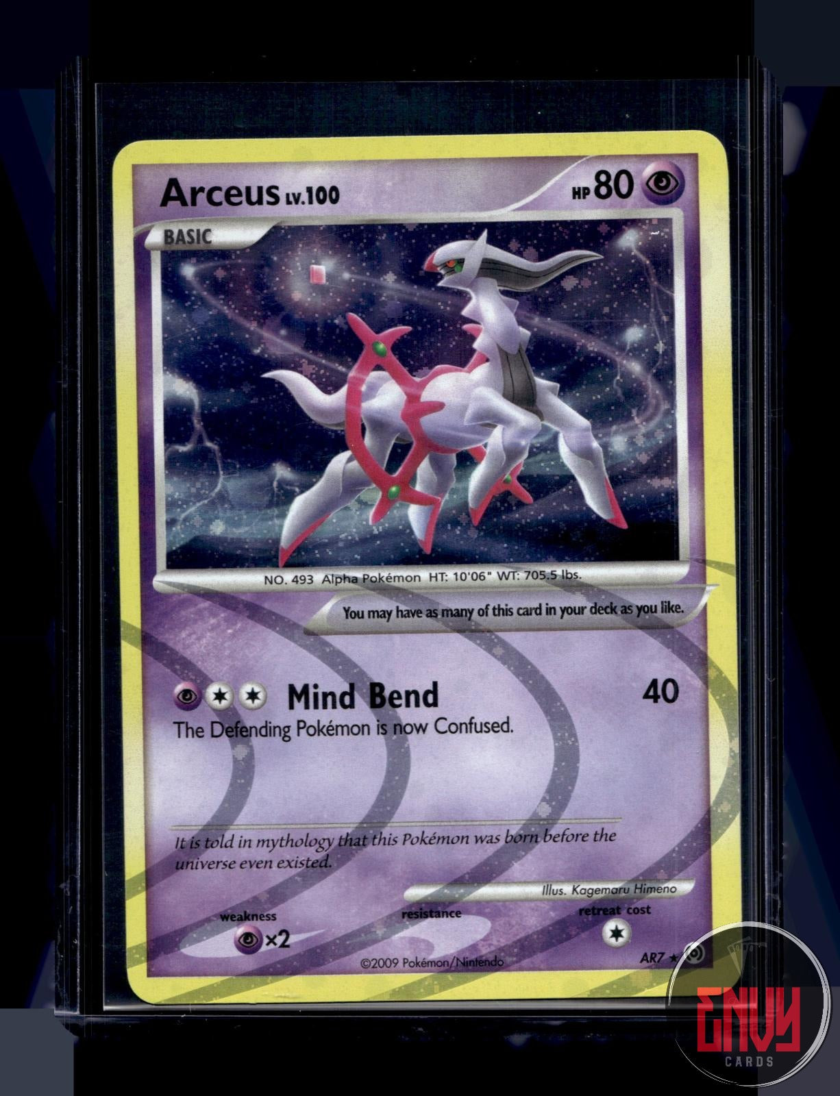 Arceus (AR7) Lightly Played AR7 Holo Rare Arceus Pokemon