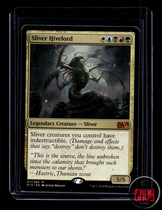 Sliver Hivelord Moderately Played 211 Mythic Magic 2015 (M15)