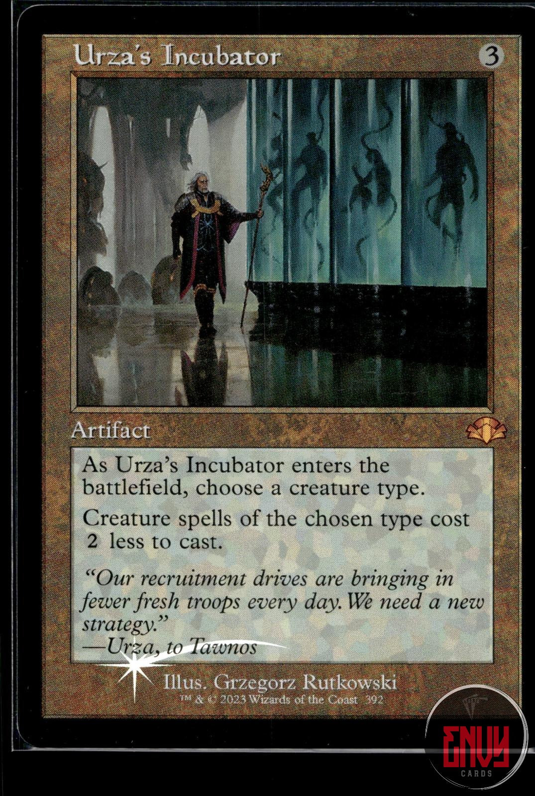 Urza's Incubator (Retro Frame) Near Mint 392 Mythic Dominaria Remastered Foil