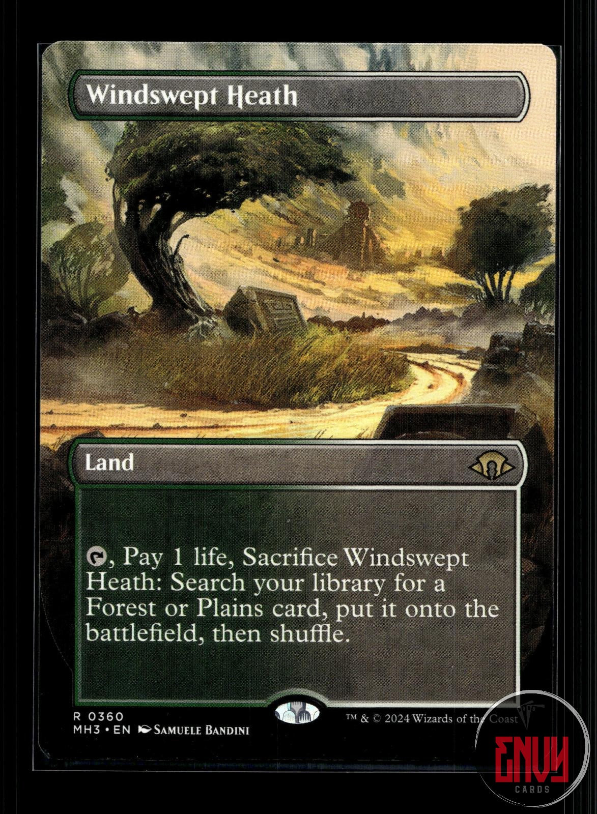 Windswept Heath (Borderless) Near Mint 360 Rare Modern Horizons 3