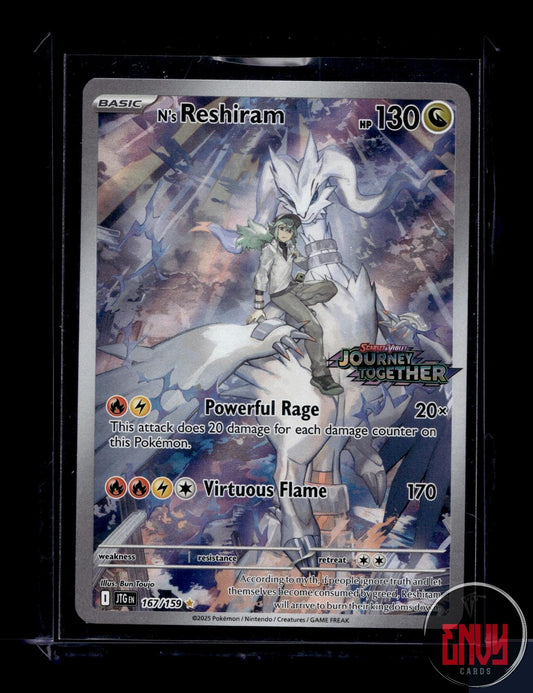 N's Reshiram NM 167/159 Illustration Rare Miscellaneous Cards & Products Pokemon